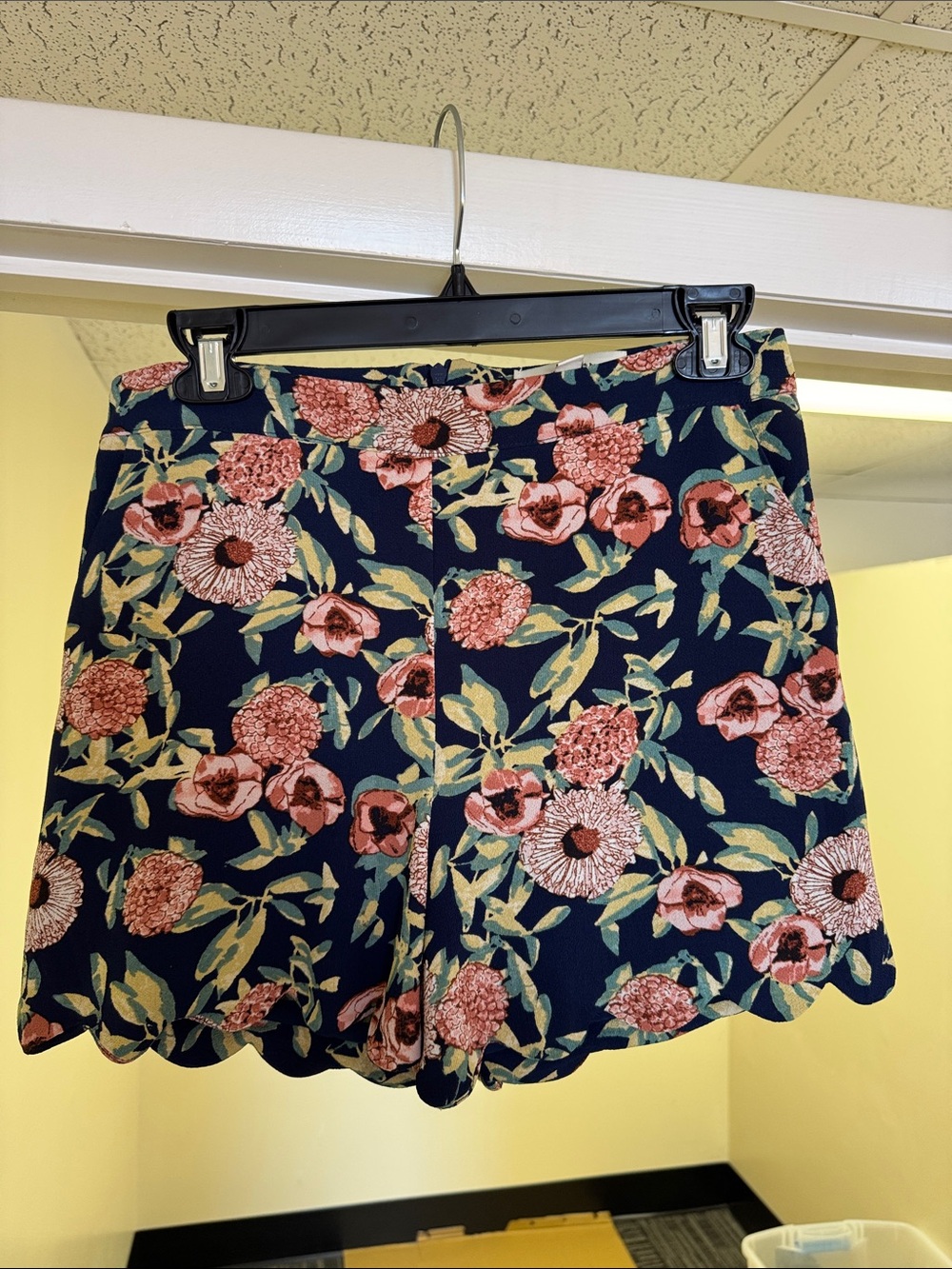 Scalloped shorts